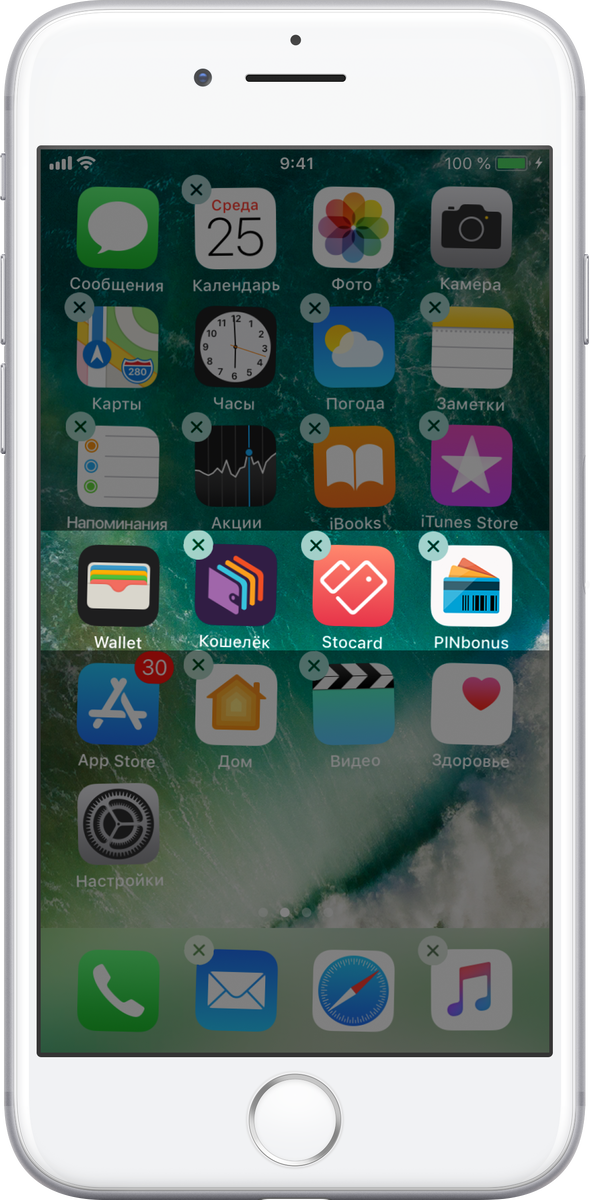 В отличие от других подобных приложений, Apple Wallet не нужно устанавливать и нельзя удалить со смартфона
