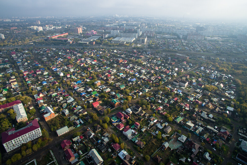 Частный сектор омск фото