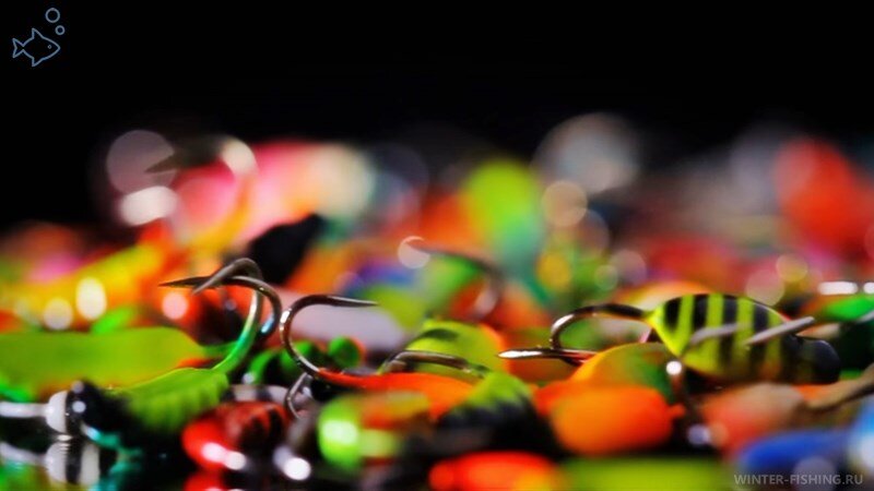 Разноцветные мормышки