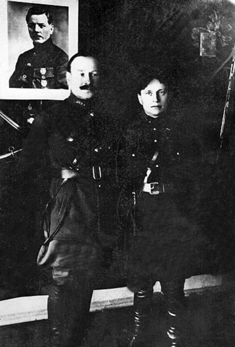 1928 год. Паулина Онушонок с мужем