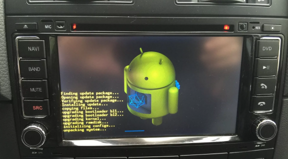 Автомагнитола на Android вместо штатного ГУ Фольксваген туарег.