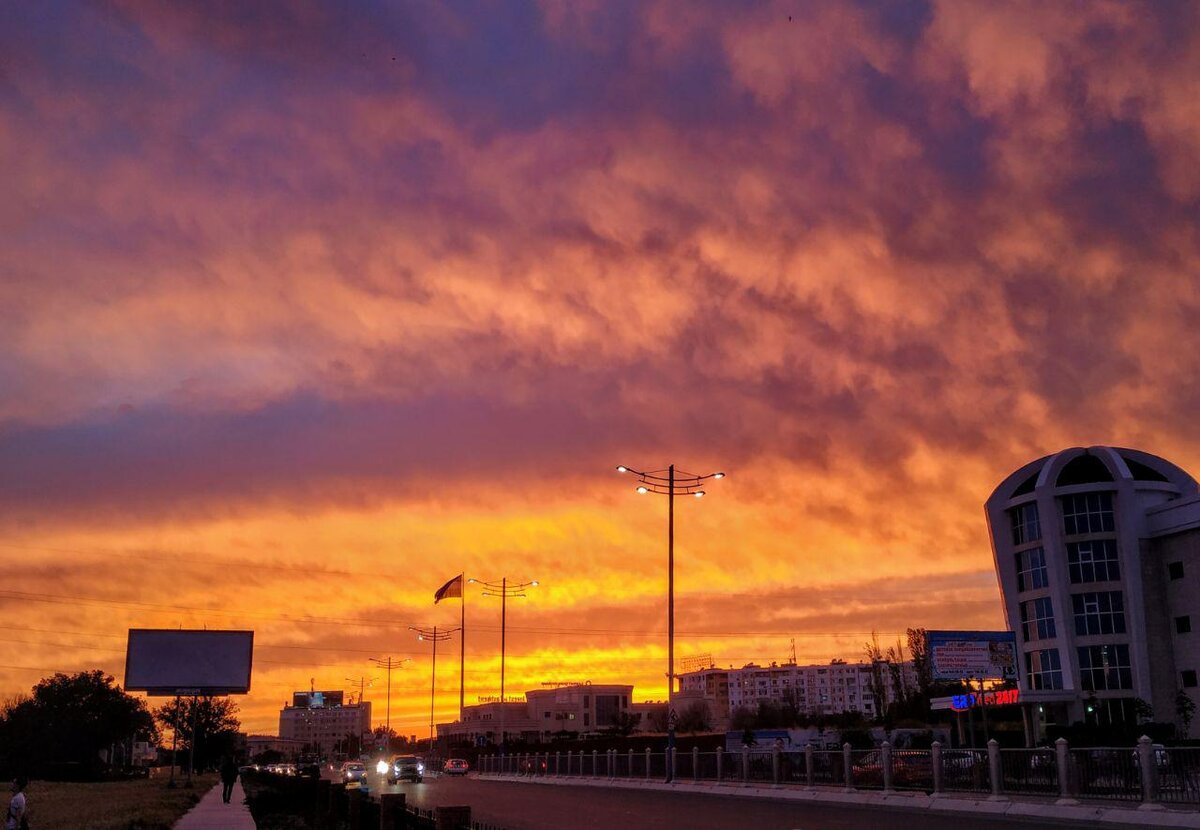 Закат солнца 