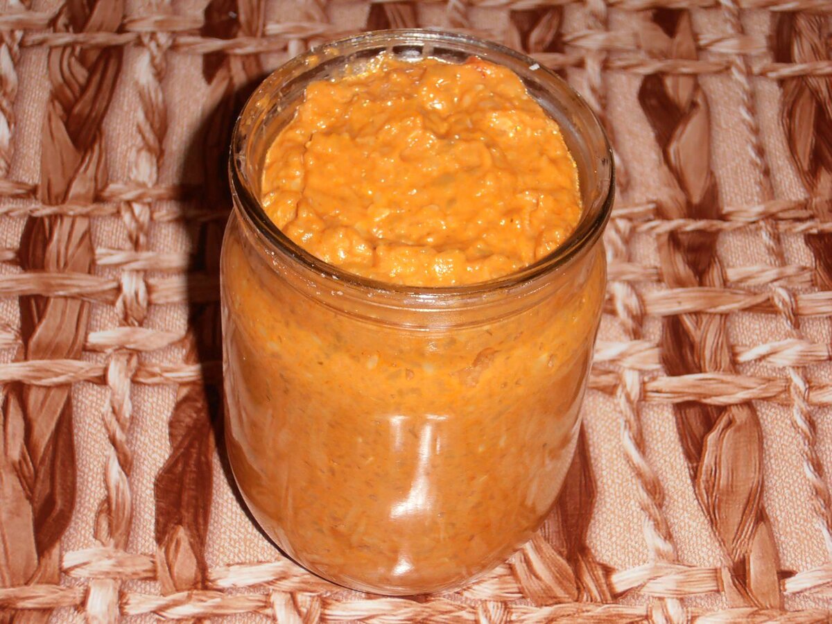 Кабачковая икра с майонезом