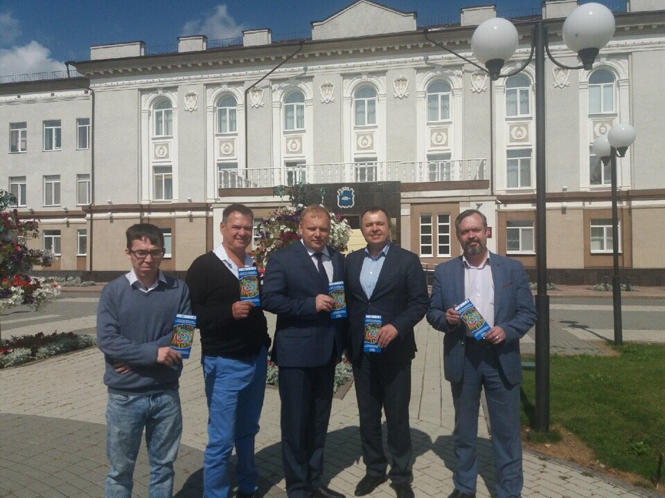 Борис Долженко и тюменская делегация в Ишиме