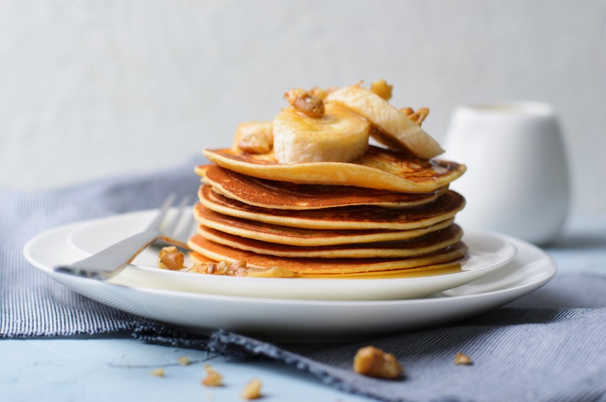 Honey and Oat Pancakes