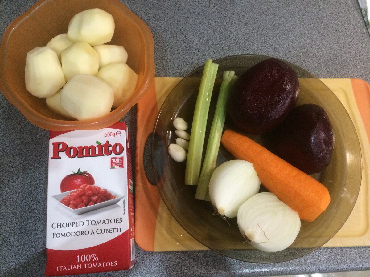 За полчаса до борща