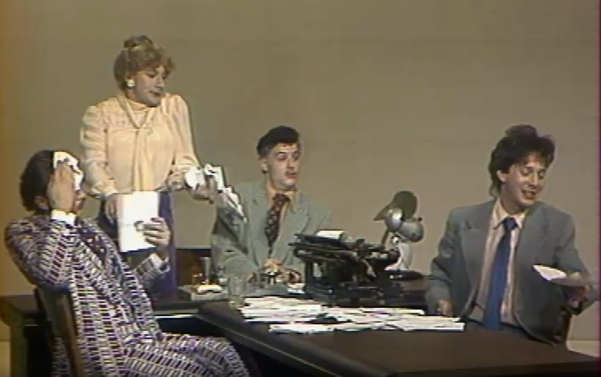 Узнаете? Кадр из программы "Утренняя почта № 84" (1986)