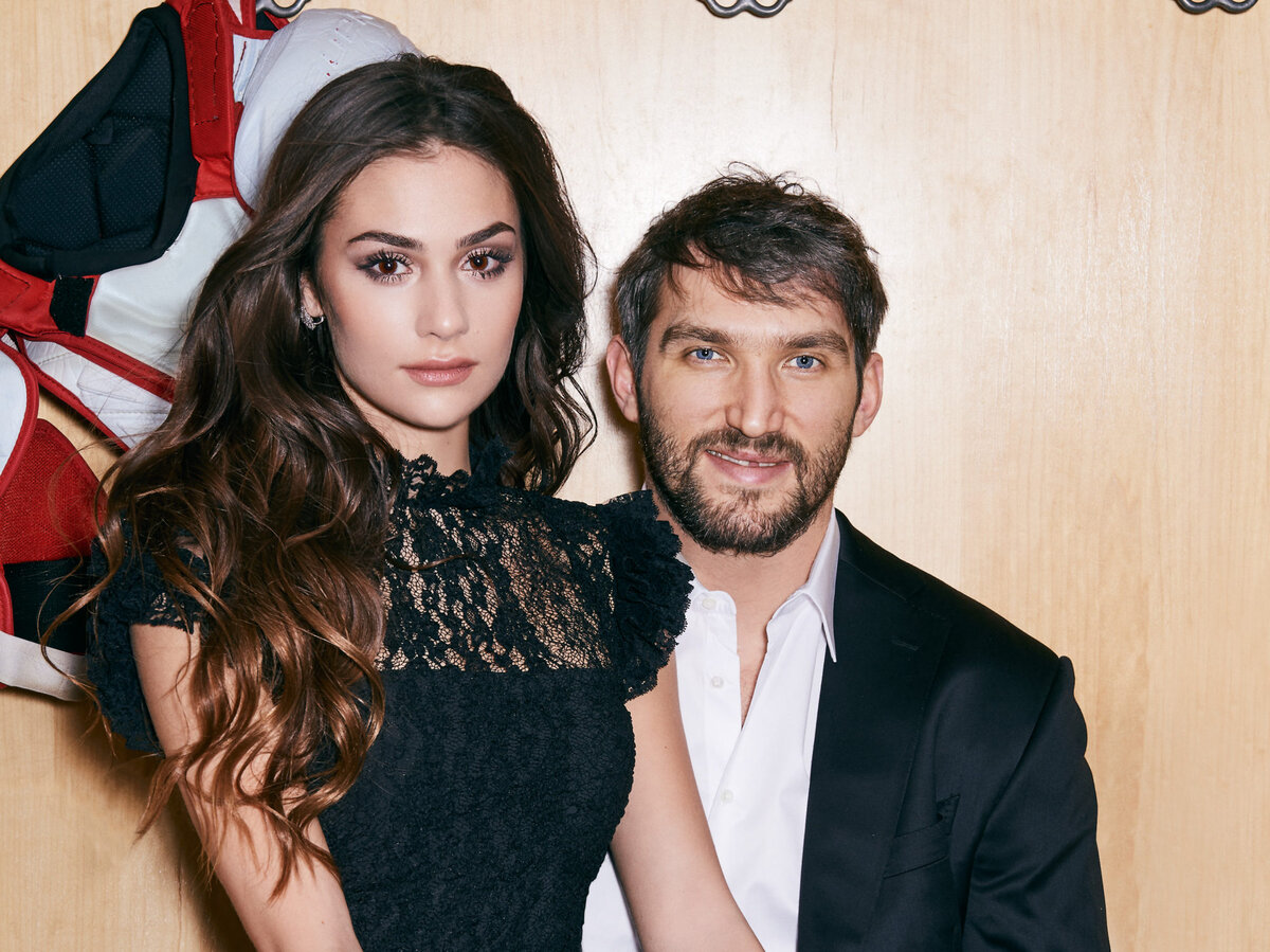 Александр Овечкин и Настя Шубская