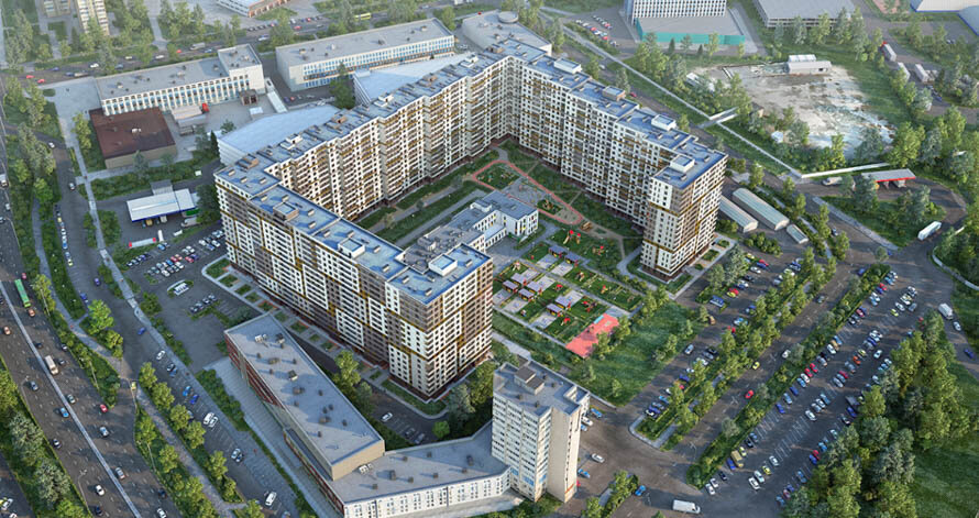 Рендер от застройщика 