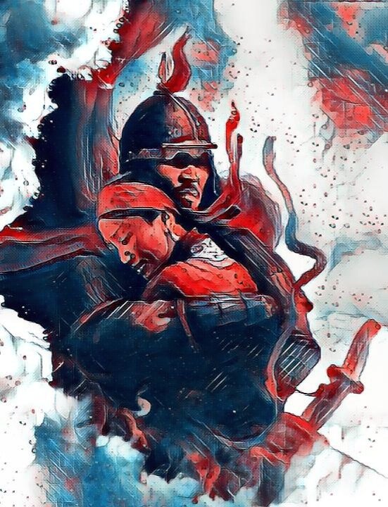 Тэмуджин и Бортэ. Бортэ-фуджин, Борте-учжин (үжин — «госпожа», 1161 — 1230 — старшая жена Темуджина (Чингисхана); дочь Дэй-Сечена (Дай-нойона) из рода унгират и его жены Цотан. 
