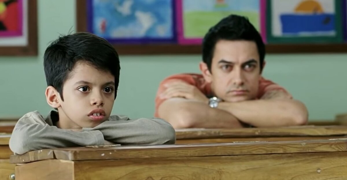 кадр из фильма "Звёздочки на Земле" 2007 год