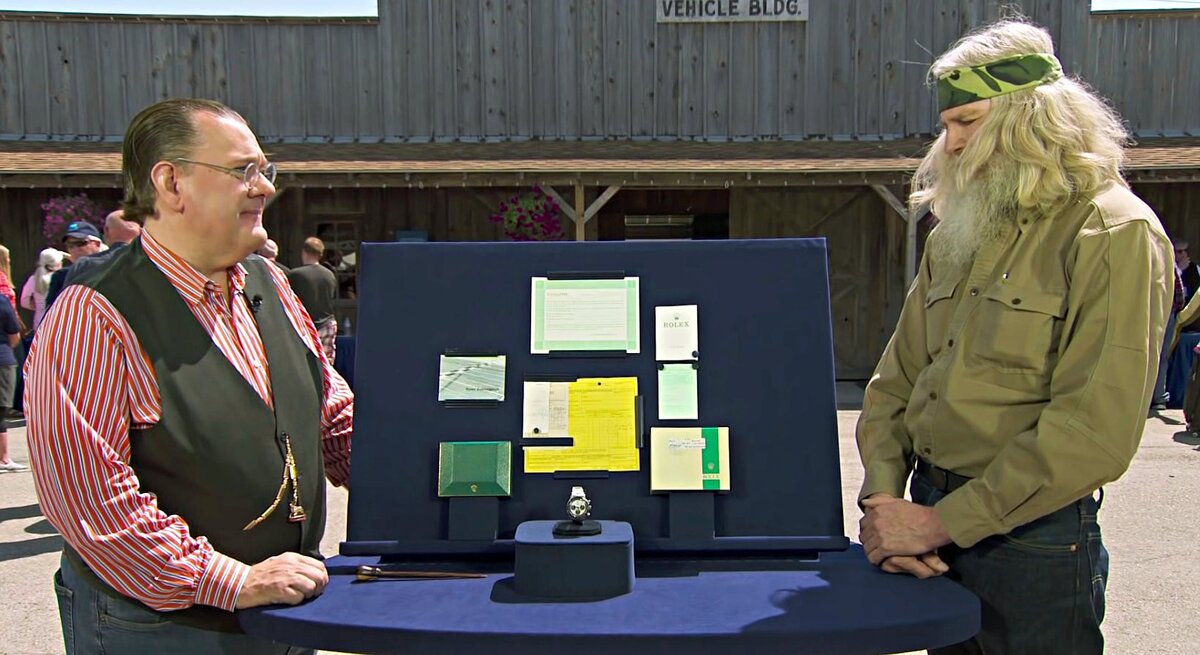 Кадр из телешоу «Antiques Roadshow».