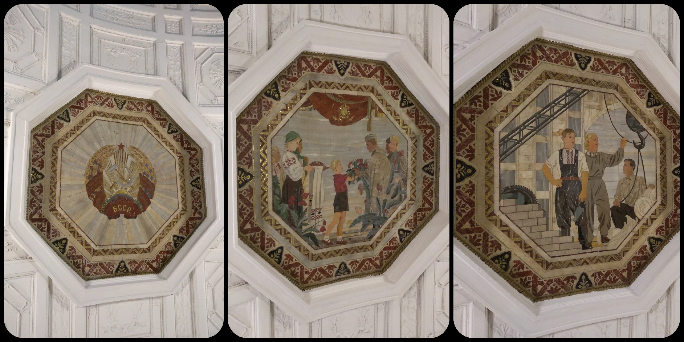 Самые красивые мозаики Московского метрополитена.6