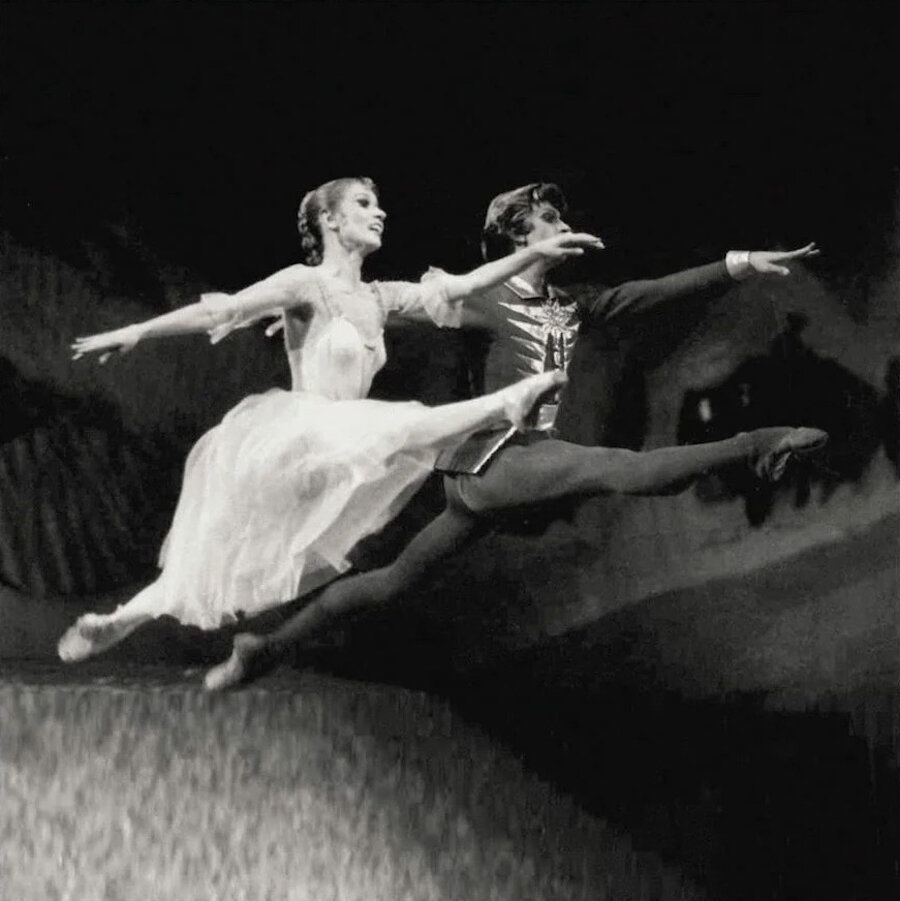 С Натальей Архиповой. "Щелкунчик" 1995 год.