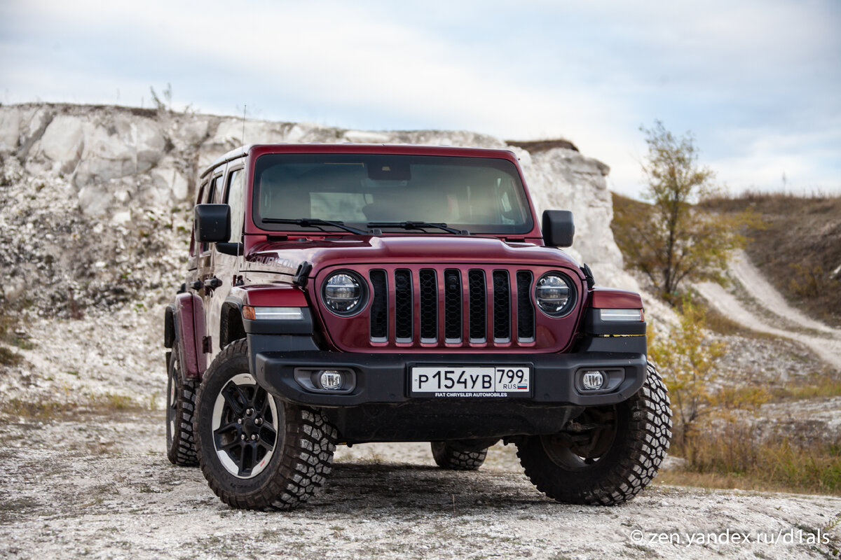 Американский внедорожник 6. Фото чб машина Jeep Rubicon.