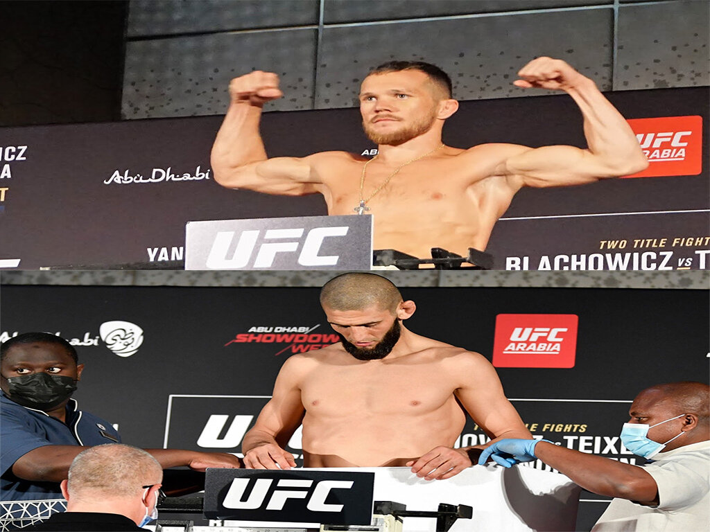 Результаты взвешивания UFC 267: Хамзат Чимаев не прошел взвешивание с первого раза.