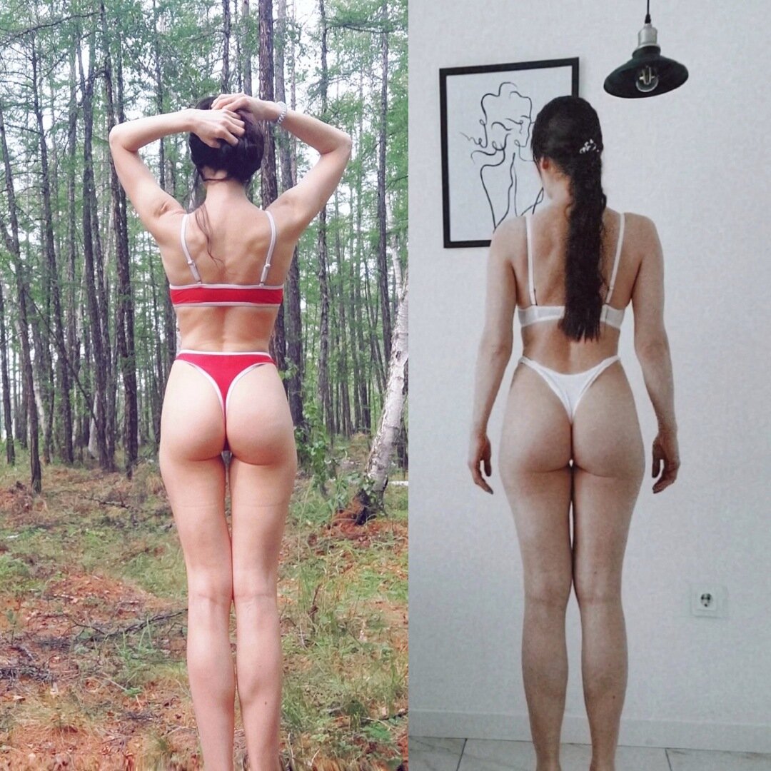 Обхват бедер 91/100 см. Результат за 7 мес и 10 дней