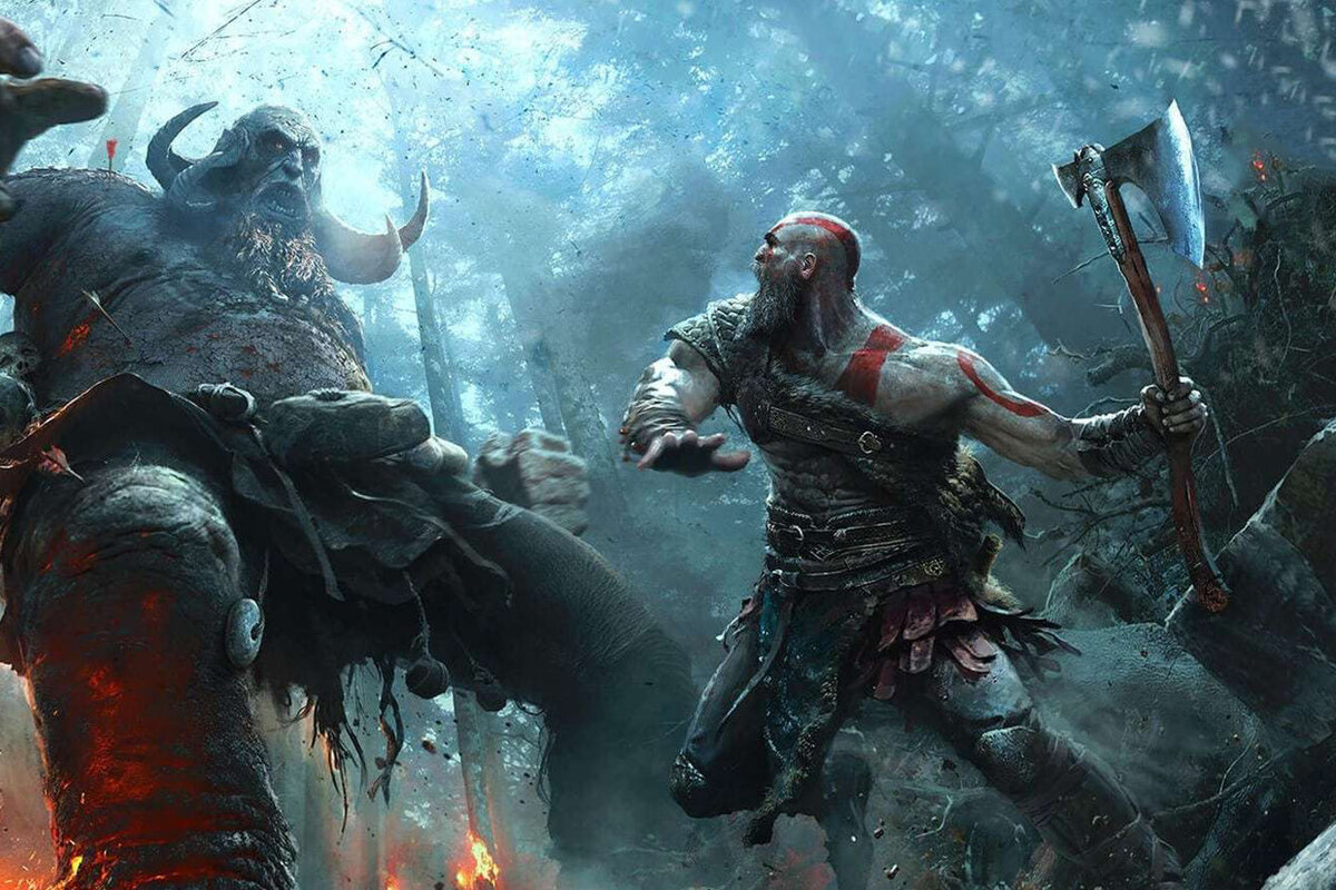 Кратос God of War: Ragnarok 