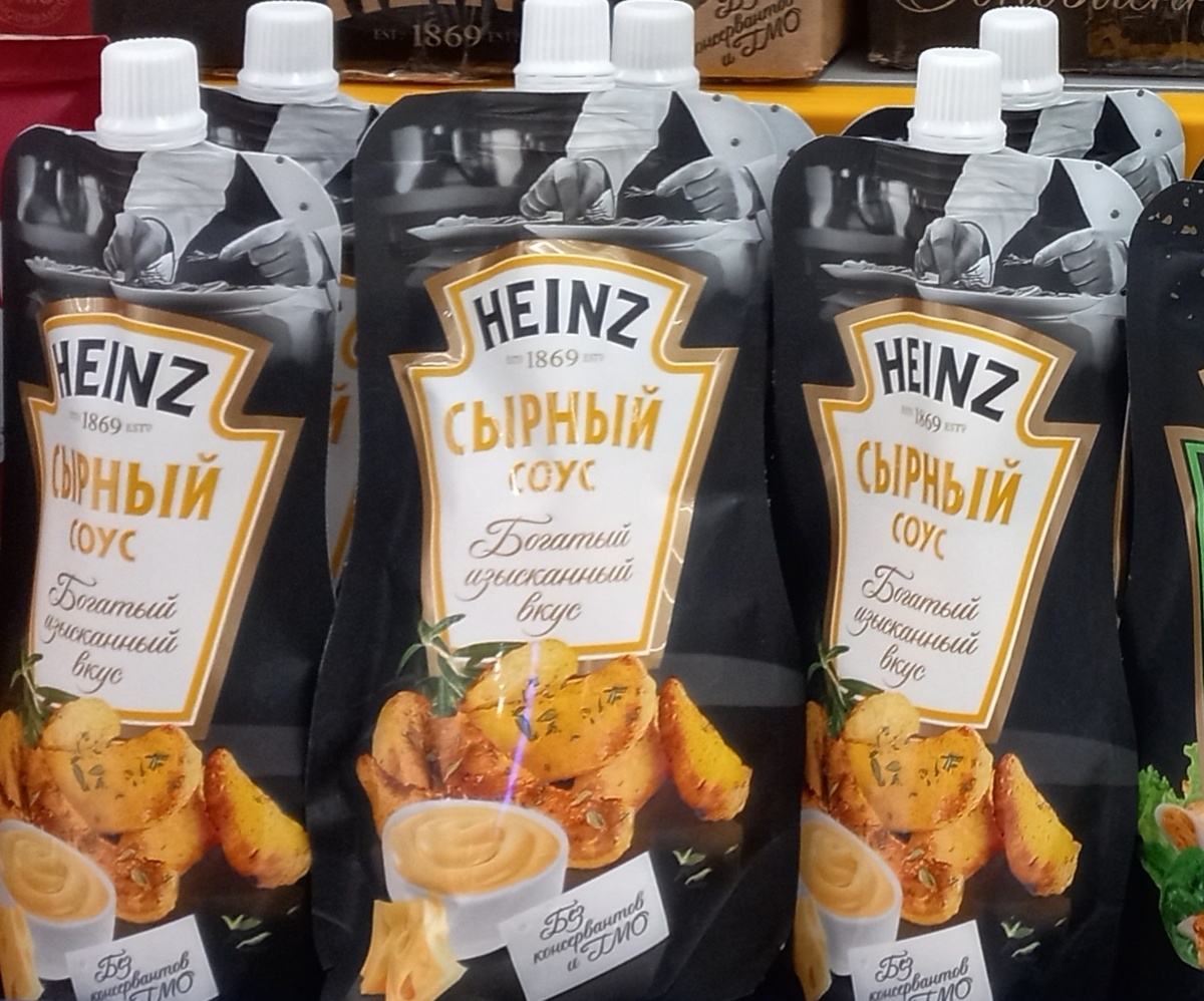 "HEINZ" соус "Сырный" (фото автора)