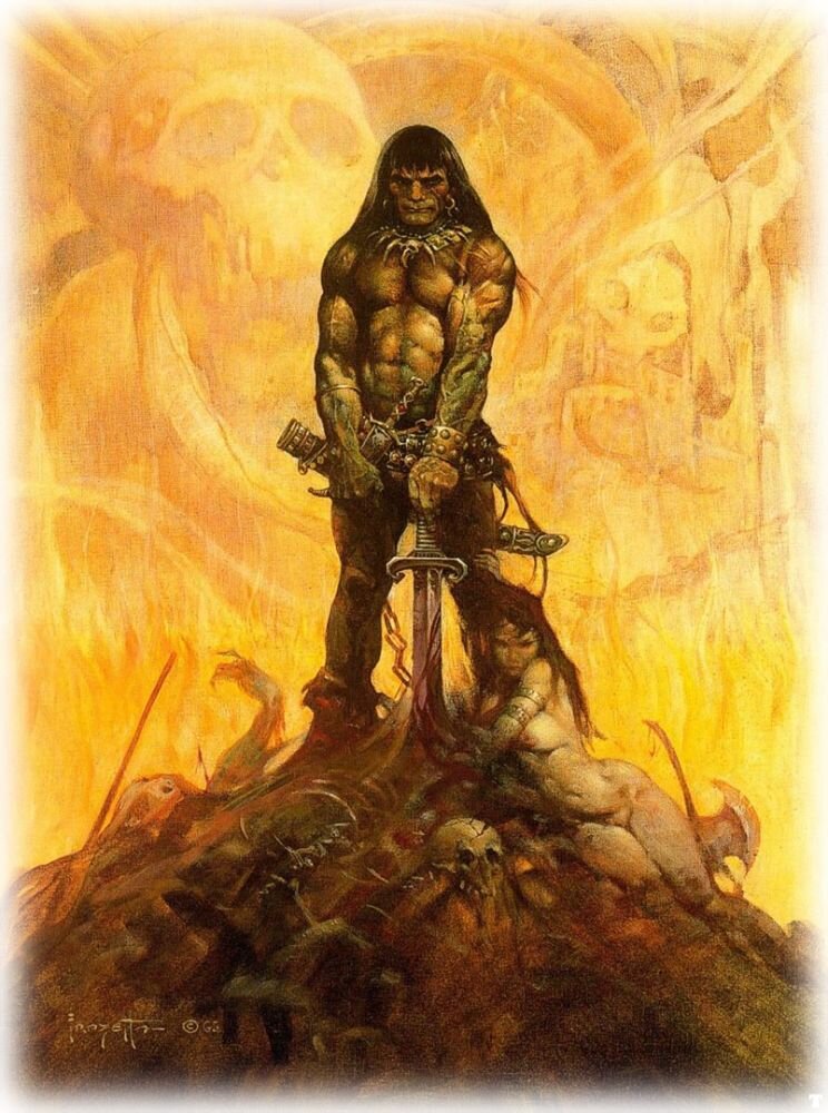 © Фрэнк Фразетта / Frank Frazetta  Конан - Варвар