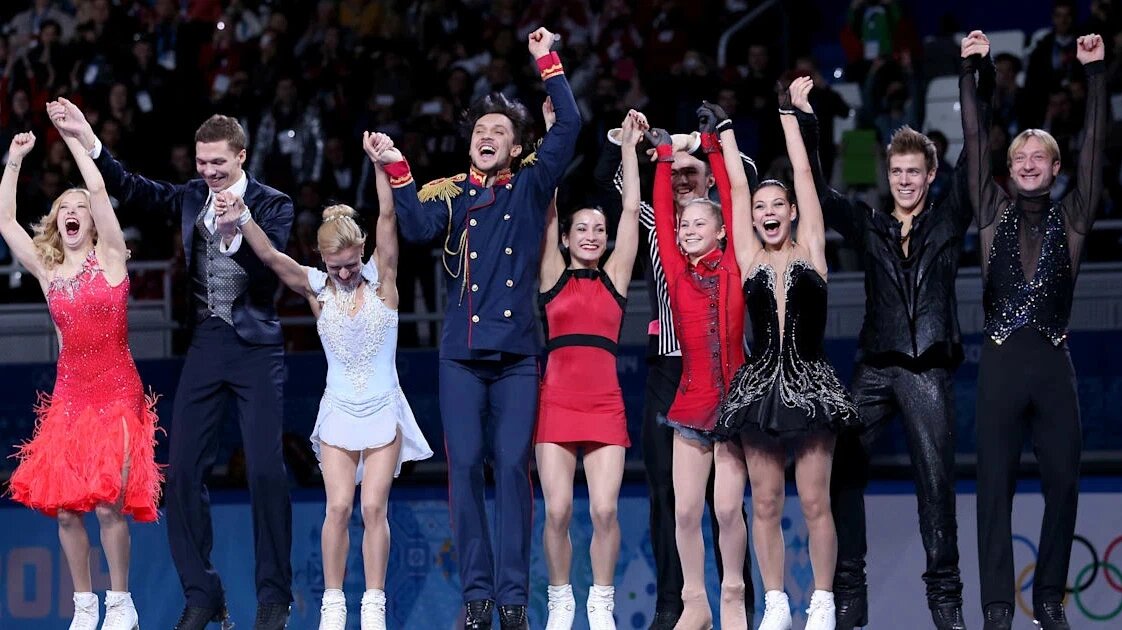 Награждение на Олимпийских Играх в Сочи 2014 г. (золото) 