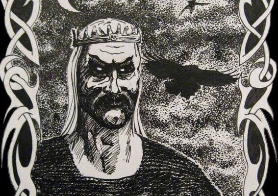  Чернобог — божество-антагонист славянской мифологии. Он изображался в виде человекоподобного идола, окрашенного в черный цвет с посеребренными усами.
