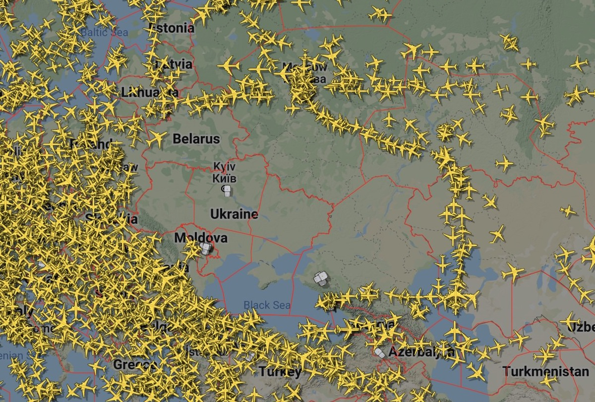  Фото: Flightradar24