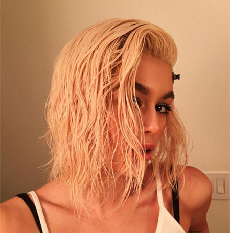 Ирина Шейк с новым цветом волосКайя Гербер с новым цветом волос