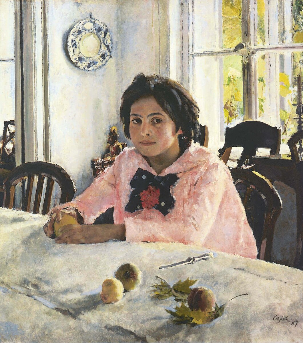 В. Серов «Девочка с персиками» (1887 год, 22 года)