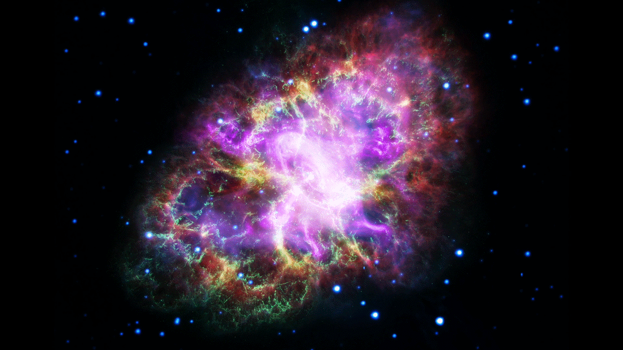 Новая звезда во вселенной рождается. Крабовидная туманность Хаббл. Крабовидная туманность 1054 год. Пульсар в Крабовидной туманности. Красивый космос.