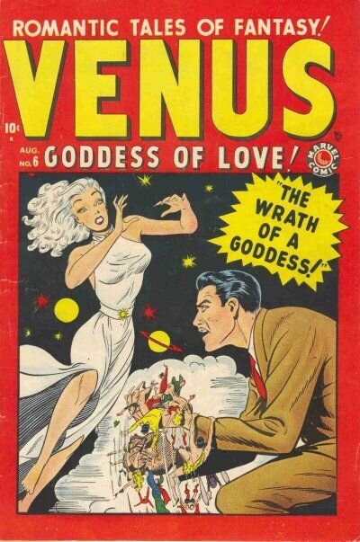 Venus #6 - первое появление Локи на страницах комиксов
