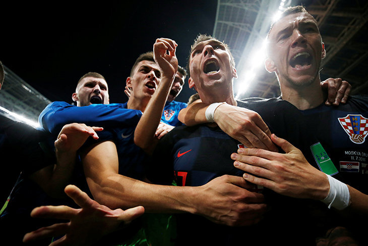 Все в шоке.  Сборная Хорватии выбила Англию (2:1 в дополнительное время) и шагнула в финал чемпионата мира, где дожидаются французы.