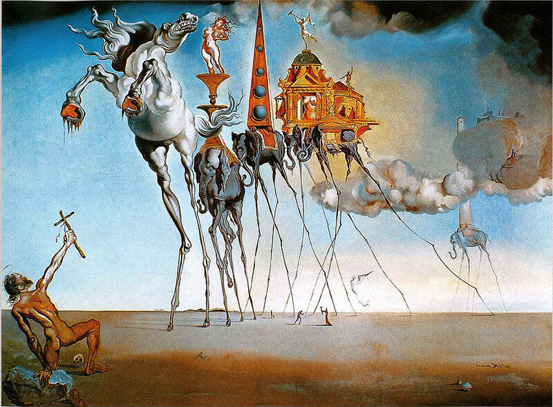 Сальвадор Дали "Искушение Святого Антония" 1946