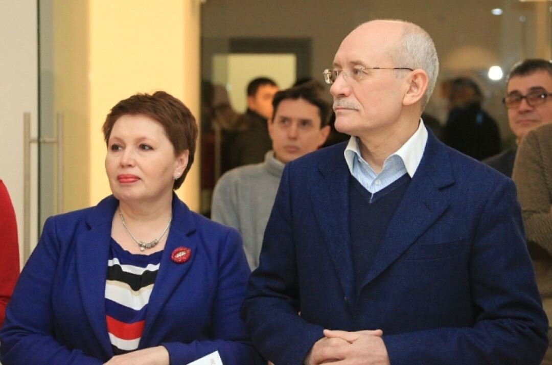 Гульшат Хамитова и Рустэм Хамитов (глава Республики Башкортостан)