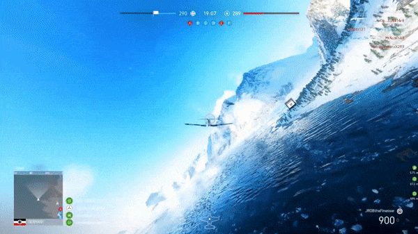 Это раньше главное проблемой лётчиков в BF были крохотные карты, сейчас это ослепляюще яркое освещение