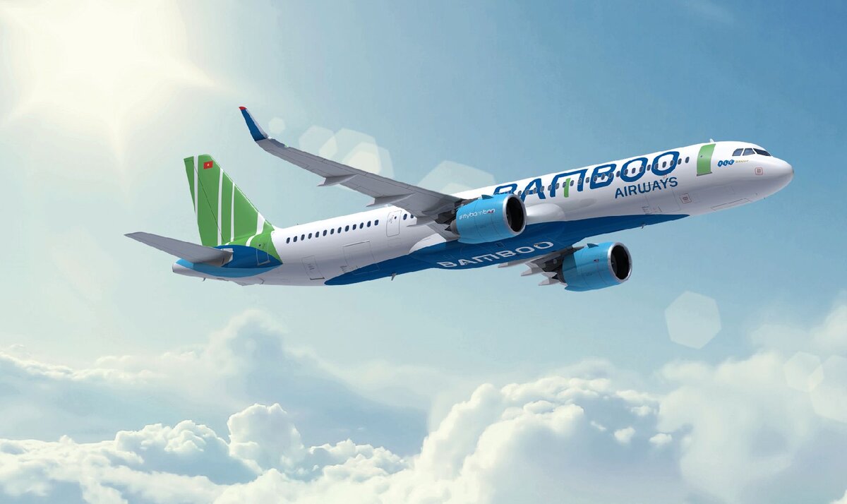 Для Bamboo Airways 24 самолёта Airbus A321neo будут заказаны в варианте Airbus Cabin Flex (рендер в ливрее будущего перевозчика) — если удастся получить сертификат эксплуатанта