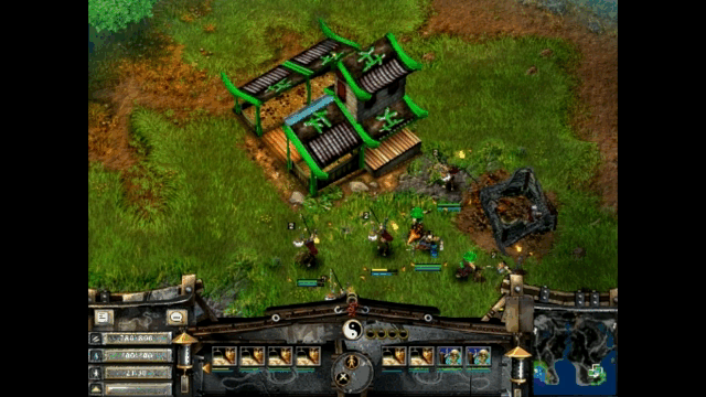 Собсна, процесс поджога. Обратите внимание на вражеского рабочего, у которого получилось ненадолго отсрочить сожжение. 