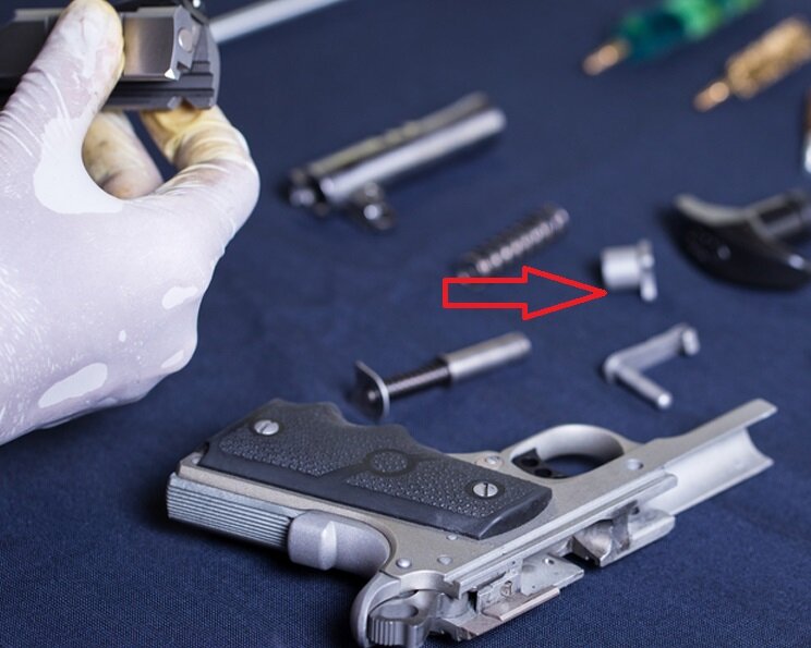 Чистка пистолета. Уязвимые для коррозии места