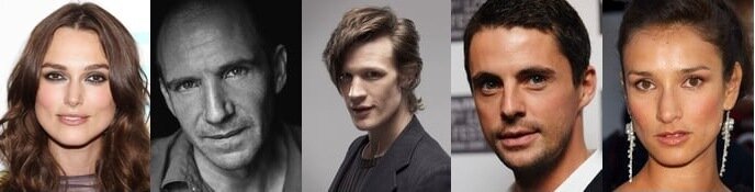 Кира Найтли, Рэйф Файнс, Мэтт Смит, Мэттью Гуд, Индира Варма