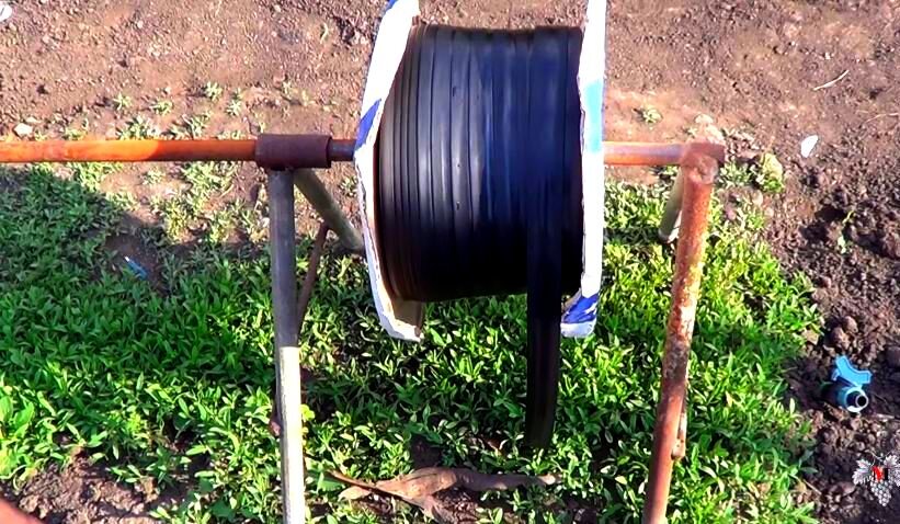 Фото устройства для разматывания ленты капельного полива  