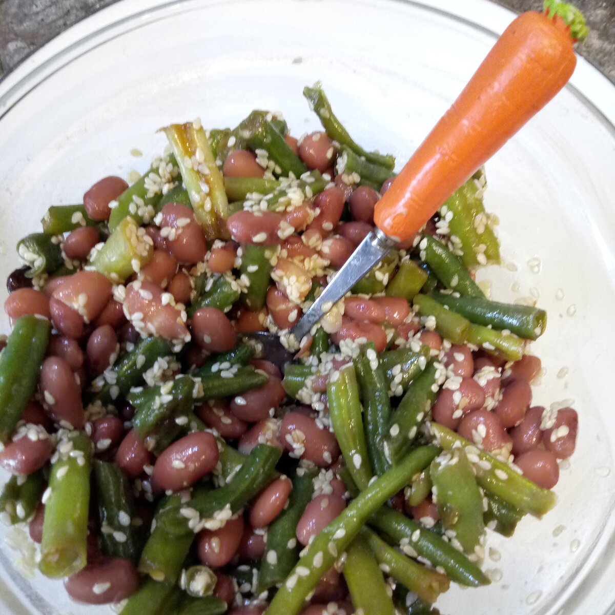 Простые салаты из стручковой фасоли на скорую руку вкусные и простые
