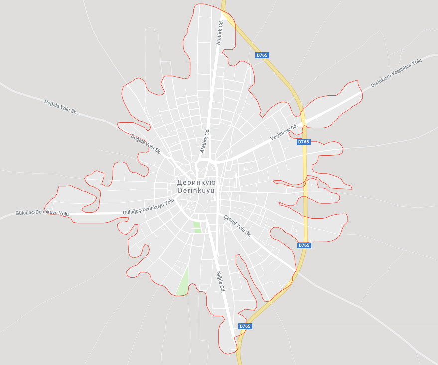 Город Деринской цивилизации. 