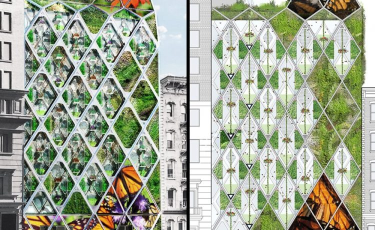 Terreform One представила инновационную концепцию городского заповедника Monarch Butterfly