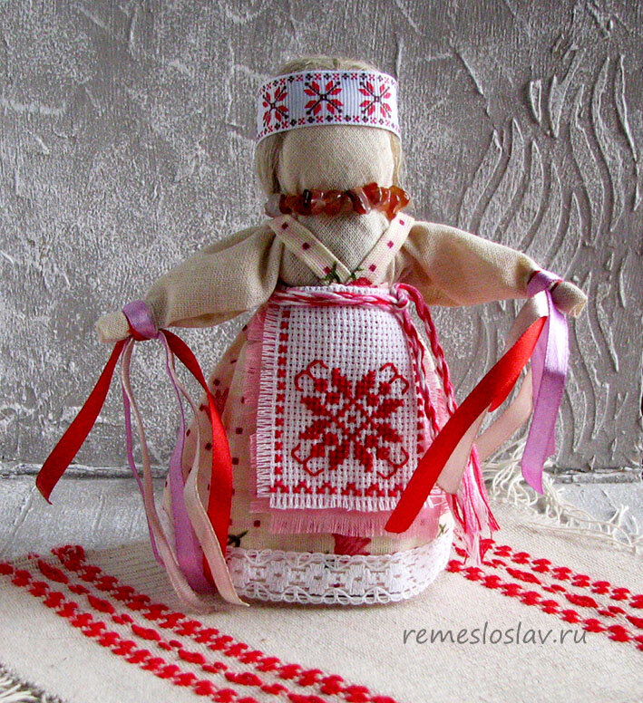 Обережная лоскутная кукла "Берегиня"