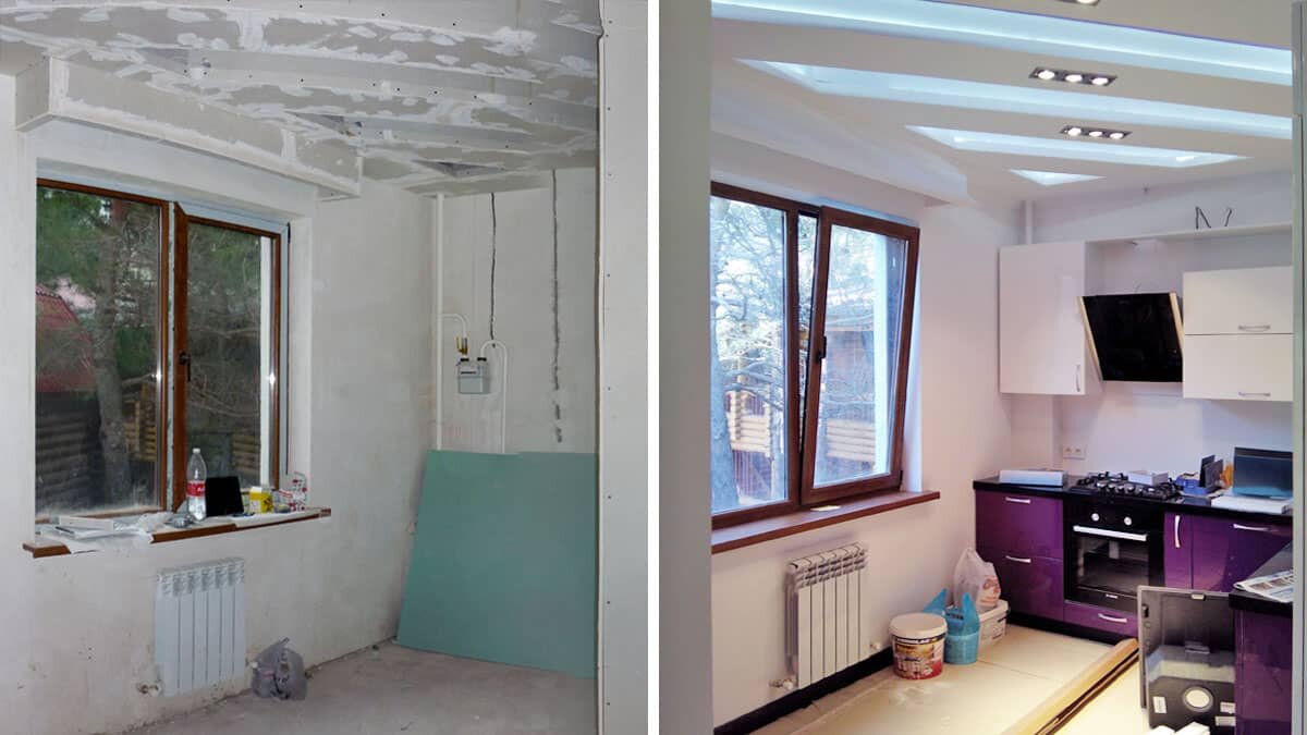 Ремонт убитой квартиры до и после (52 фото)