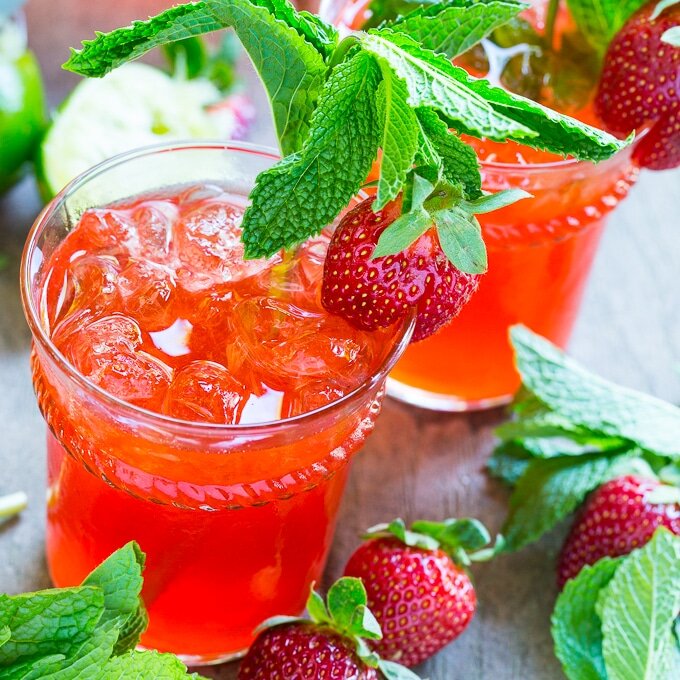 Клубничный мохито