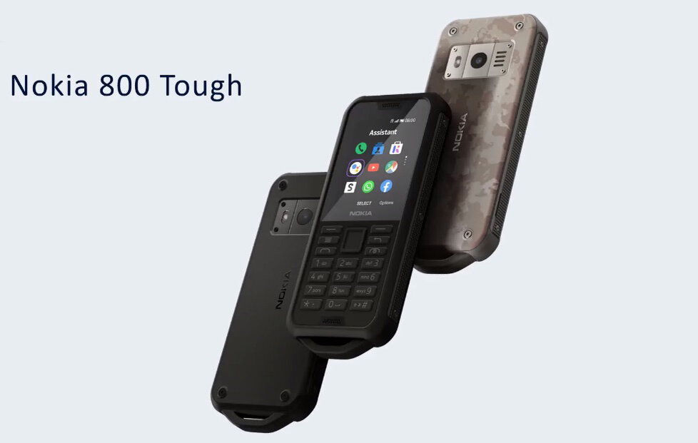 Nokia 800 Tough первый в мире защищенный кнопочный телефон на KaiOS.