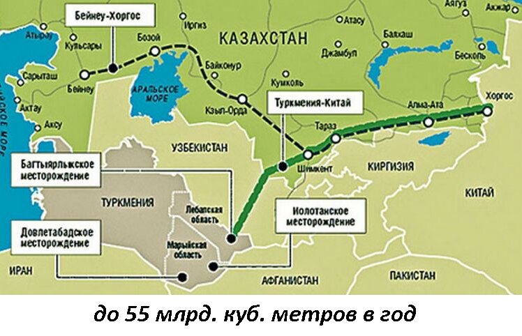 Карта нефтепровода казахстана