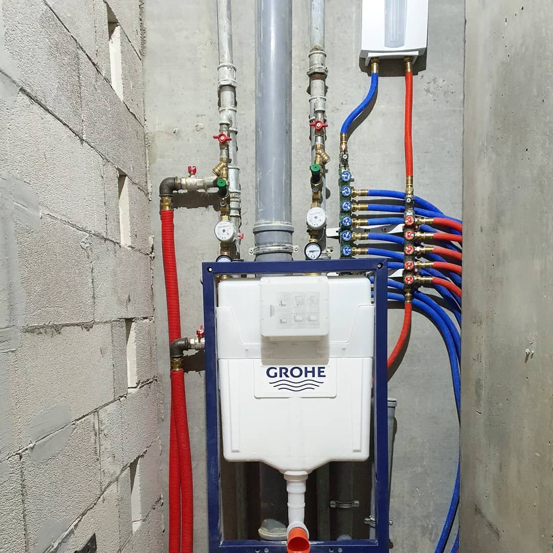 Разводка в стояке