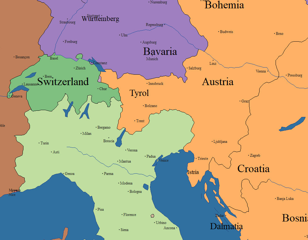 Границы на 1914 год